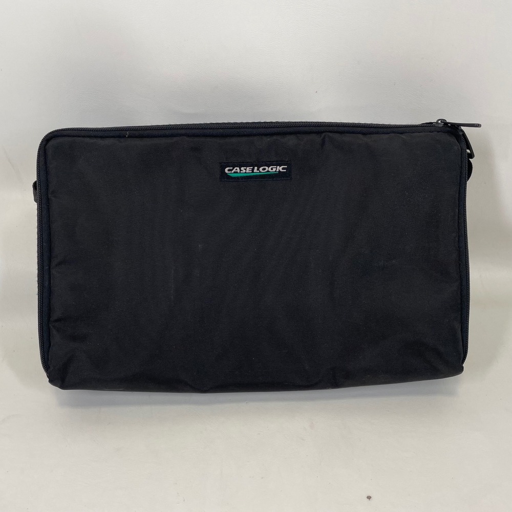 Case Logic CD Storage Case Black Nylon Shoulder Strap 6 Slot Organizer 704546N